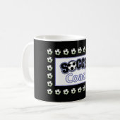 Fußball-Coach Danke, Balls Kaffeetasse (Vorderseite Links)
