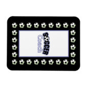 Fußball-Coach Danke, Balls Magnet (Horizontal)