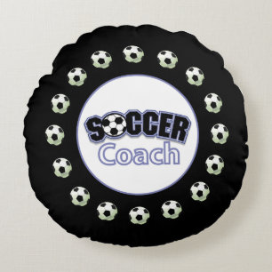 Fußball-Coach Danke, Balls Rundes Kissen