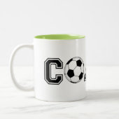 Fußball-Coach Dankeschön Geschenk Kaffee Tee Tasse (Links)