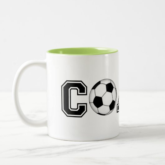 Fußball-Coach Dankeschön Geschenk Kaffee Tee Tasse (Links)