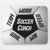 Fußball-Coach dankt Groß Ball Mousepad (Vorne)