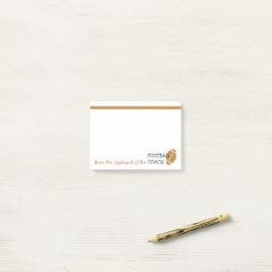 Fußball-Coach Funny Sports Themenabteilung Zwische Post-it Klebezettel