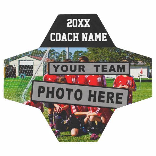 Fußball-Coach gibt TEAM-FOTO und Coach-NAME Fußball (Flach)