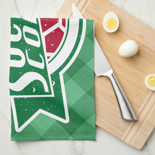 Fußball-Coach Handtuch (Viertel Falte)