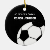 Fußball-Coach Nummer eins Personalisierte Ornament (Vorne)