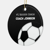 Fußball-Coach Nummer eins Personalisierte Ornament (Links)