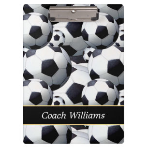 Fußball-Coach Personalisiert Klemmbrett