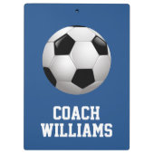 Fußball-Coach Personalisiert Klemmbrett (Rückseite)