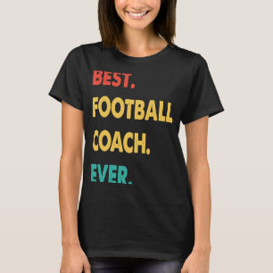 Fußball Coach Retro Bester Fußballtrainer je T-Shirt
