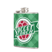 Fußball-Coach-Stainless-Steel-Hüftkolben Flachmann (Links)