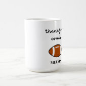 Fußball-Coach Tasse, Danke, Geschenk für den Sport Kaffeetasse (Mittel)