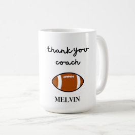 Fußball-Coach Tasse, Danke, Geschenk für den Sport Kaffeetasse