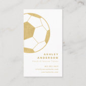 Fußball-Coach und Personal Trainer Visitenkarte (Rückseite)