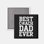 Fußball-Coaching-Legende Bester Trainer Dad Ever S Magnet (Vorderseite/Rückseite)