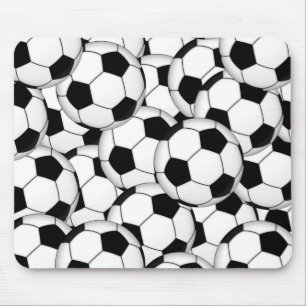 Fußball-Collage Mousepad