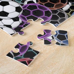 Fußball-Collage Puzzle