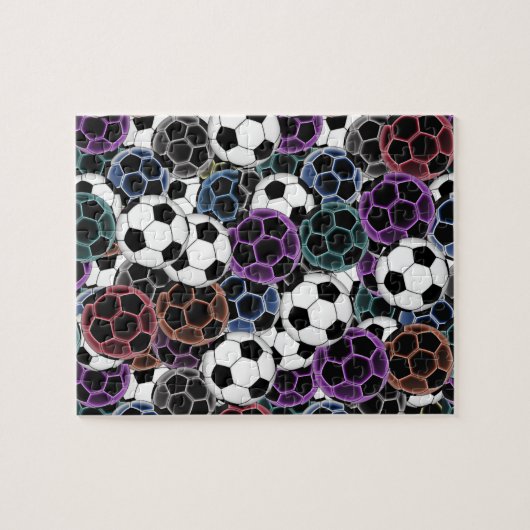 Fußball-Collage Puzzle (Horizontal)