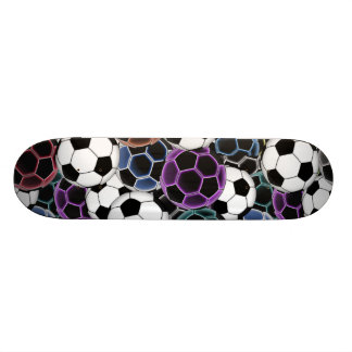 Fußball-Collage Skateboard