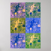 Fußball Collage Soccer Art 2014 futebol Futbol Poster (Vorne)