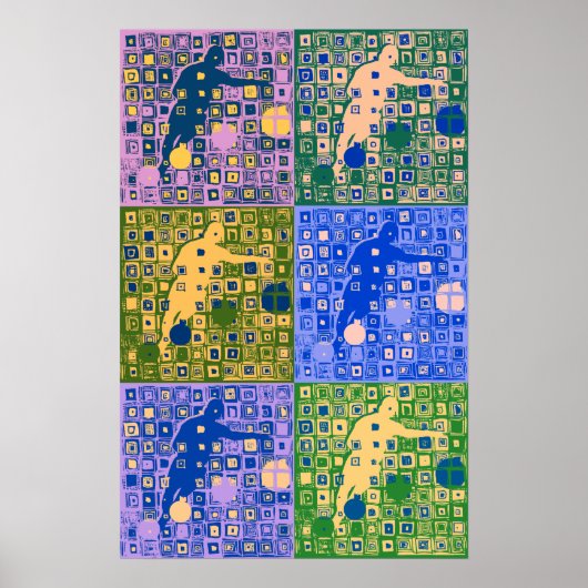 Fußball Collage Soccer Art 2014 futebol Futbol Poster (Vorne)