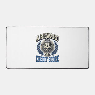 Fußball-Credit-Score-Vintage-Trophäe Schreibtischunterlage