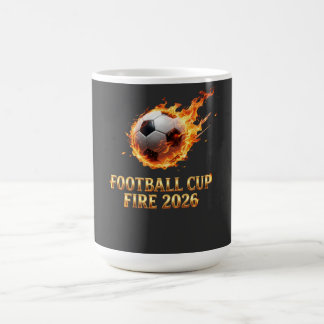 Fußball-Cup-Feuer 2026 Weltmeisterschaft Fußball Kaffeetasse