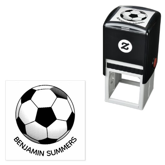 Fußball Custom Name Permastempel (Beispiel)