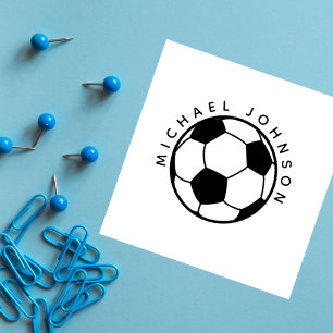Fußball Custom Name Sport Gummistempel