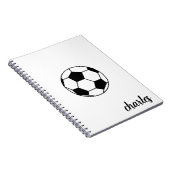 Fußball Custom Notizblock (Rechte Seite)