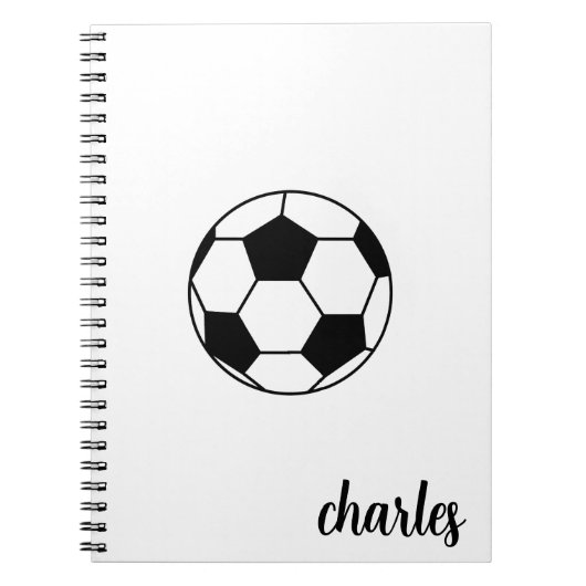 Fußball Custom Notizblock (Vorderseite)