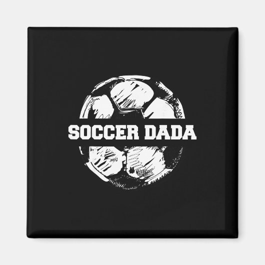 Fussball Dada Fussball Byll Split Lustiger Fussbal Magnet (Vorne)