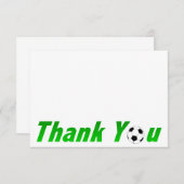 Fußball Danke, dass ihr euch Karten notiert habt (Vorne/Hinten)