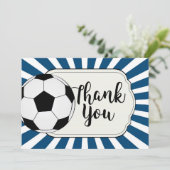 Fußball danke Karte, Fußball Feiertagskarte (Stehend Vorderseite)