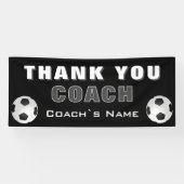 Fußball Danke Trainer Banner (Horizontal)