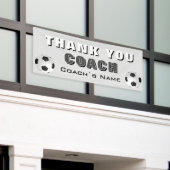 Fußball Danke Trainer Banner (Äußeres Gebäude)