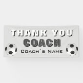 Fußball Danke Trainer Banner (Horizontal)