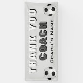 Fußball Danke Trainer Banner (Vertikal)
