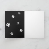 Fußball Danke Trainer Fotokarte (Innenseite)