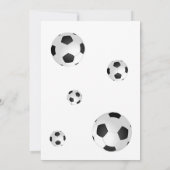 Fußball Danke Trainer Karte (Rückseite)