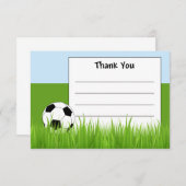 Fußball Dankeschön Karten (Vorne/Hinten)