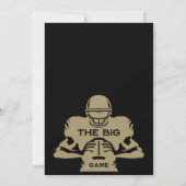 Fußball Das große Party des Game TV Einladung (Rückseite)