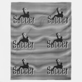 Fußball Das Spiel, große Fleece-Decke Fleecedecke (Vorderseite)