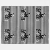 Fußball Das Spiel, große Fleece-Decke Fleecedecke (Vorderseite (Horizontal))