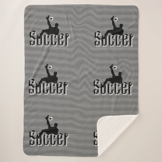 Fußball Das Spiel, großer Sherpa-Decken Sherpadecke (Vorderseite)