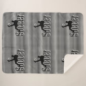 Fußball Das Spiel, großer Sherpa-Decken Sherpadecke (Vorderseite (Horizontal))