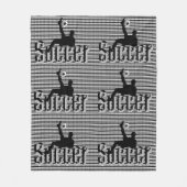 Fußball Das Spiel, Mittelfläschchen Fleecedecke (Vorderseite)