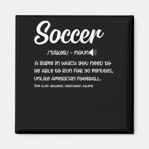 Fußball Definition Funny Gag Geschenk Player Magnet