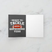 Fußball der 10. Klasse, bereit zur Rückkehr zur Sc Karte (Innenseite)