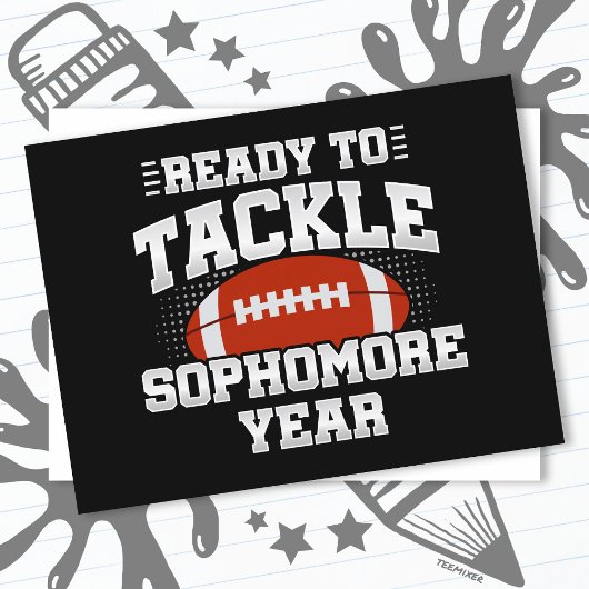 Fußball der 10. Klasse, bereit zur Rückkehr zur Sc Postkarte